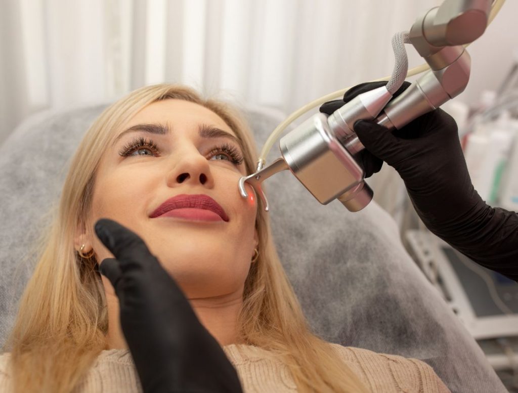 CO2 Laser Behandlung